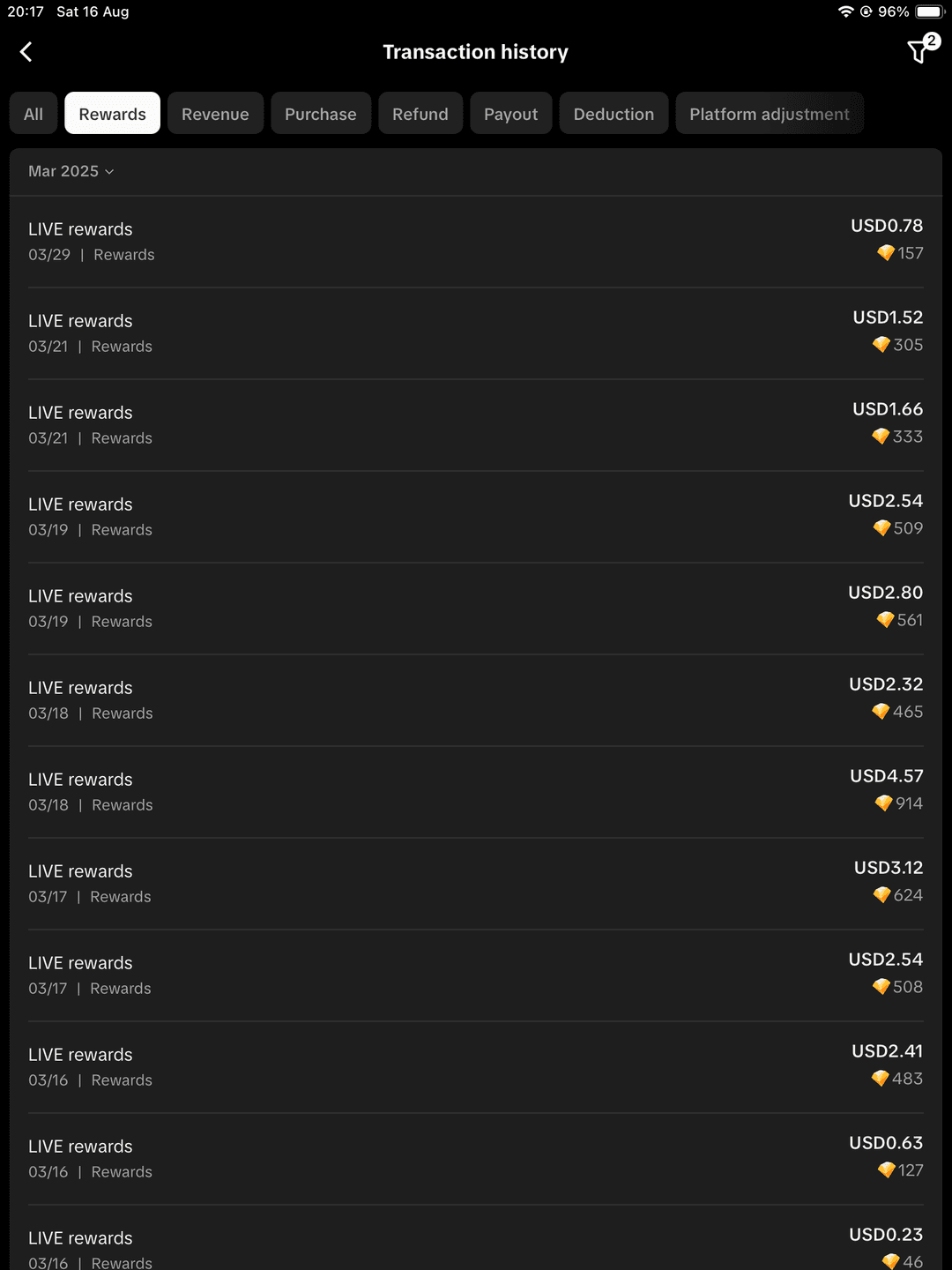 march rewards